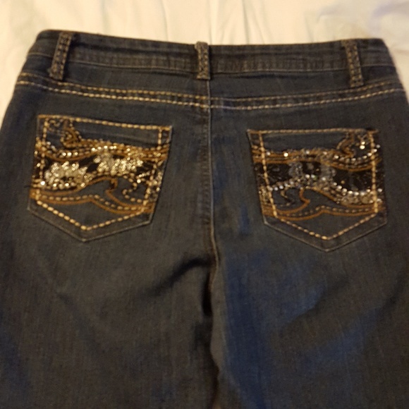 Vintage," Gene Culture" , sexy fitting. Embellished  ,flares, 8 - Picture 3 of 4